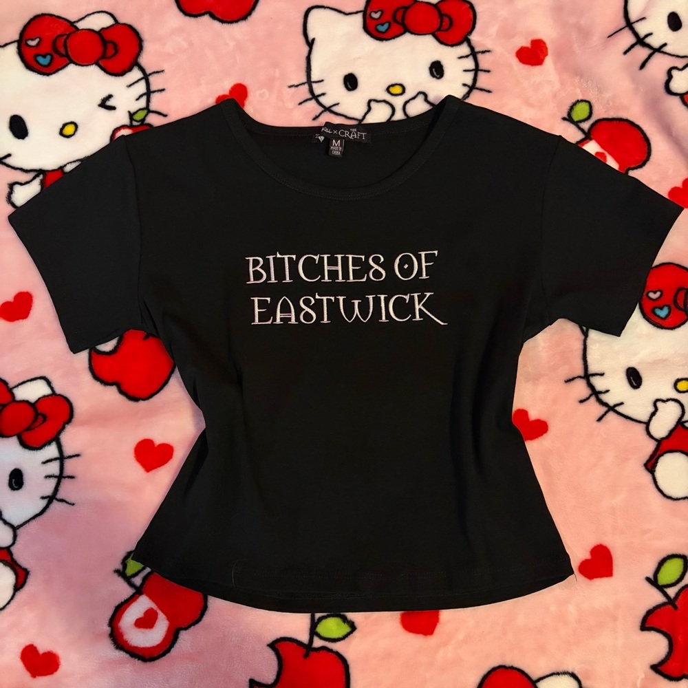 DOLLS KILL The Craft Collab B*tches of Eastwick Crop Top Size M